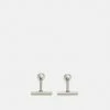 Cheapest ❤️ Icon Brand BAR STUD EARRINGS - Earrings - Silver-coloured 🧨