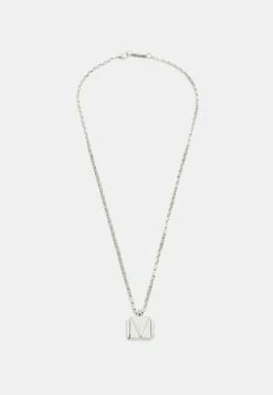 Hot Sale 😀 Icon Brand DECO NUANCE RECTANGLE CAST NECKLACE - Necklace - Silver-coloured 🔔