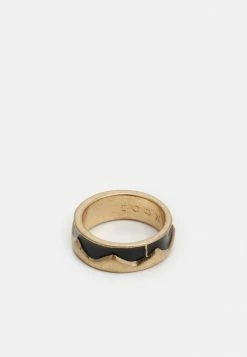 Best Pirce 🔥 Icon Brand BEACH WAVE BAND - Ring - Gold-coloured 😀