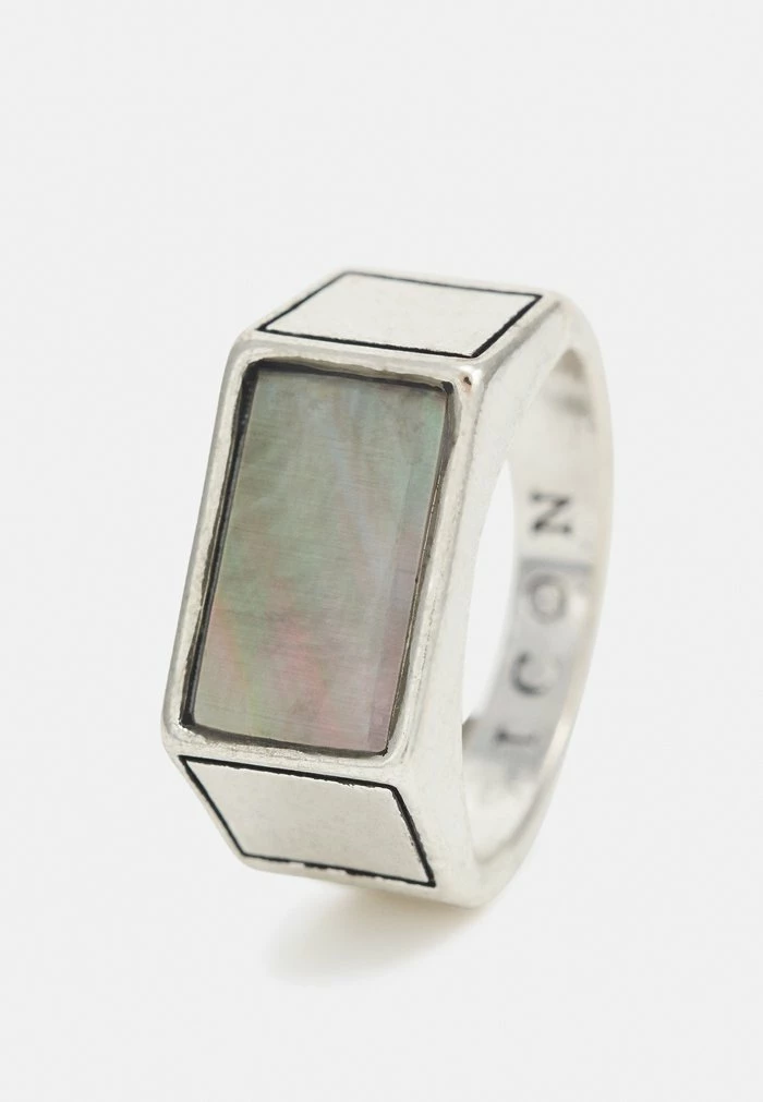 RECTANGLE SIGNET - Ring - silver-coloured Budget 🔔 Icon Brand RECTANGLE SIGNET - Ring - Silver-coloured 😍 -Icon Brand 0e022d6fbb094a9bb291fa306f37feb1