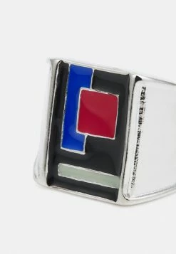 Cheapest ⭐ Icon Brand VAR CITY RECTANGLE SIGNET - Ring - Silver-coloured ⭐ -Icon Brand 0fb026dff7284b658c792b15fc2e3b7d