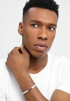 Budget 🛒 Icon Brand SLAMMER CUFF - Bracelet - Silver-coloured 🥰 -Icon Brand 126b46d955ab4246a64d73c428f1fd08