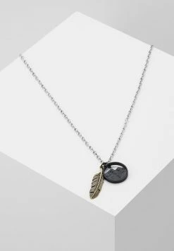 Best deal 🌟 Icon Brand SUMMIT NECKLACE - Necklace - Black ⭐