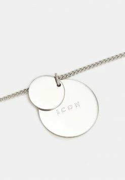 Buy ✔️ Icon Brand DOUBLE PENDANT NECKLACE - Necklace - Silver-coloured 🤩 -Icon Brand 1340369cfacb441593052bac80f8e05e