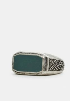 Deals 🔥 Icon Brand INLAY WITH WOVEN TEXTURED SIDES - Ring - Silver-coloured ✔️ -Icon Brand 13752a1bc9a1496cae00cc6ab495b8d4