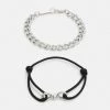 Discount 👏 Icon Brand REUNION CORD AND CHAIN COMBO 2 PACK - Bracelet - Black 💯