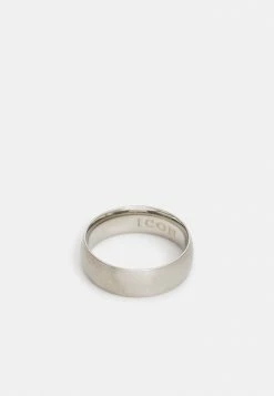 Best reviews of 🧨 Icon Brand BRUSHED BAND - Ring - Silver-coloured 😀