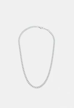 Best deal 🥰 Icon Brand CURB CHAIN NECKLACE - Necklace - Silver-coloured 🛒