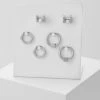 Deals 🛒 Icon Brand CONVEYOR EARRING SET - Earrings - Silver-coloured ✨
