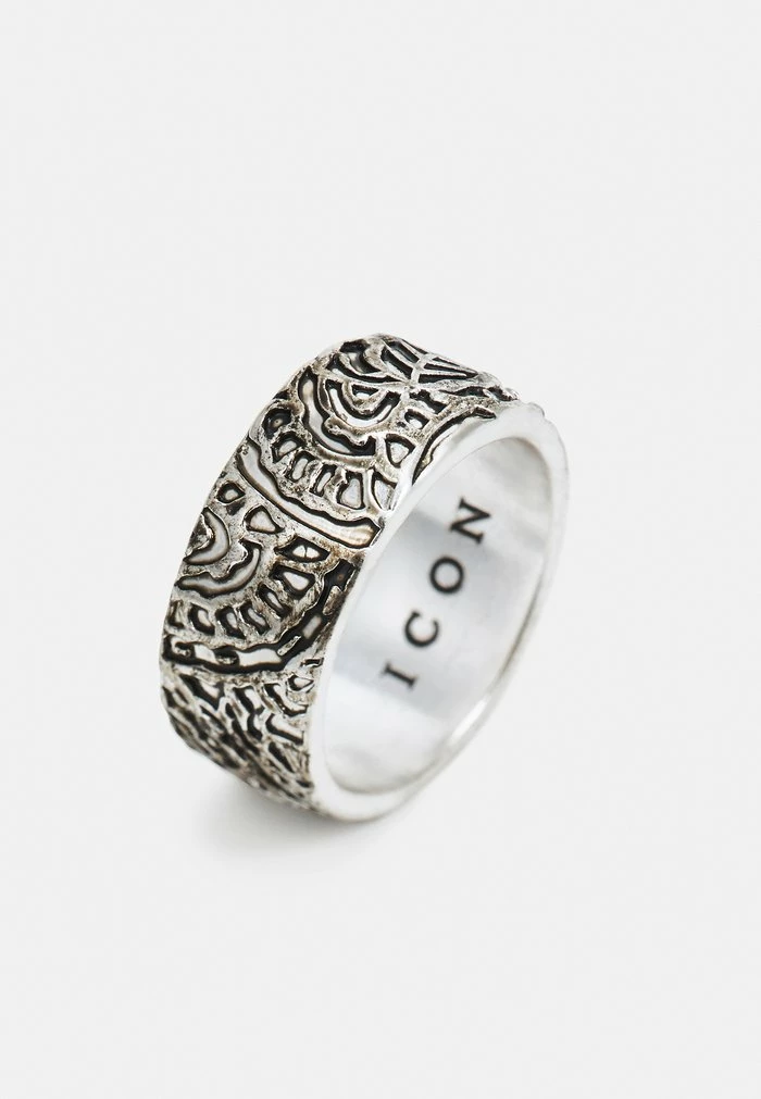 CULTURE CLASH ENGRAVED BAND - Ring - silver-coloured Best deal 𧨠Icon Brand CULTURE CLASH ENGRAVED BAND - Ring - Silver-coloured π -Icon Brand 1fd69f950f484b518be99b6120435136