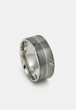 Wholesale 🤩 Icon Brand FEATHER BAND - Ring - Silver-coloured ✨ 4 Wholesale 🤩 Icon Brand FEATHER BAND - Ring - Silver-coloured ✨ -Icon Brand 268e988eb98341bebc77d24ae5a87fc8