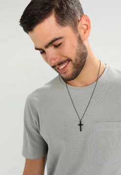 Cheap 🔥 Icon Brand CROSS TOWN NECKLACE - Necklace - Black ⌛ -Icon Brand 29445ab81f574f23aaf6cc92975f5788
