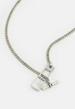 Flash Sale 🛒 Icon Brand INTERLOCKING PENDANT NECKLACE - Necklace - Silver-coloured 🧨 -Icon Brand 2bf6cfba92564ffda7ece83ade5e516a