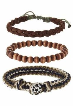 Best reviews of ⌛ Icon Brand TRICOLOR COMBO 3 PACK - Bracelet - Brown 🎁 -Icon Brand 2e94ede12ee545a693c013a357b903a2
