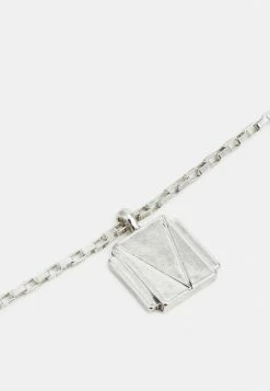 Hot Sale 😀 Icon Brand DECO NUANCE RECTANGLE CAST NECKLACE - Necklace - Silver-coloured 🔔 -Icon Brand 2f1c888f5a6b48fabdb4d821cbd1ce15
