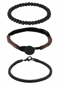 Coupon ⌛ Icon Brand TAKE COVER COMBO - Bracelet - Black ✨ -Icon Brand 321096abe9424a669495d1887bb8f873
