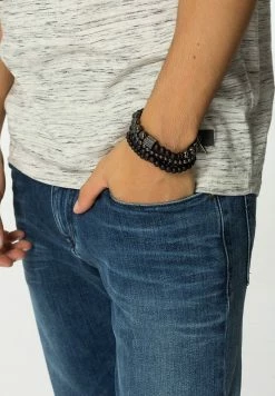 Promo 👏 Icon Brand TRY 4 PACK - Bracelet - Black 🧨