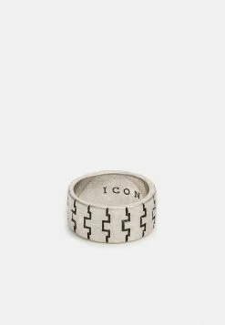Top 10 ⌛ Icon Brand ⌚ WATCH STRAP DETAIL BAND - Ring - Silver-coloured 🎁