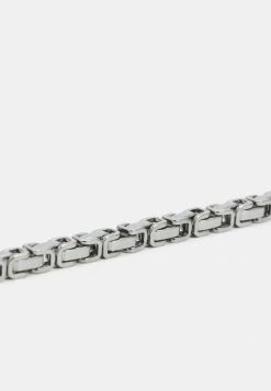 Budget 🔔 Icon Brand CHUNKY RECTANGLE LINK BRACELET - Bracelet - Silver-coloured 🧨 -Icon Brand 3c776f183f1c4da793dba60f07db400e