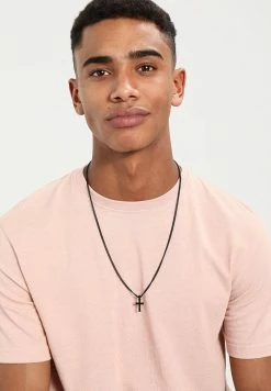 Hot Sale 👏 Icon Brand MINI CROSS TO BEAR - Necklace - Black ⭐ -Icon Brand 3ea6ff8467cb4c5dbb029732b15a0356