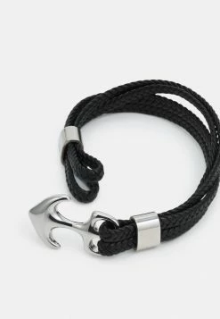 Coupon ✔️ Icon Brand ANCHOR BRACELET - Bracelet - Black ⌛ -Icon Brand 44ecb3741bb74c1d867b2431c19cbebd