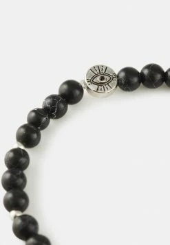 Brand new 👏 Icon Brand DECO NUANCE COMPOSITE STRETCH BRACELET - Bracelet - Black/silver-coloured 😀 -Icon Brand 4c140583dbcc480e8e817f1533f7d464