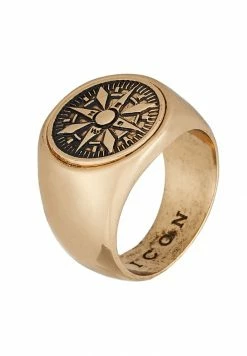 Promo ⌛ Icon Brand VASCO SIGNET - Ring - Gold-coloured 👏 -Icon Brand 4d1783f5840543298f10e7d6897c9396
