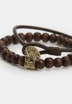 Best Pirce 👏 Icon Brand BEADED CUBE COMBO 4 PACK - Bracelet - Brown ⭐ -Icon Brand 50d686d461c74dad89c26752b6643df7