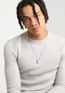 Cheap 🎁 Icon Brand PINSTRIPE NECKLACE - Necklace - Gunmetal 🔔 -Icon Brand 51e5332a9d4a424c966578cf344517db