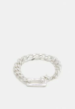 Budget 😍 Icon Brand MILITARY PRECISION RECTANGLE CLASP BRACELET - Bracelet - Silver-coloured 👏