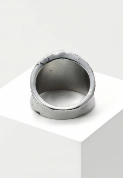 Budget 🎁 Icon Brand EAGLECOIN SIGNET - Ring - Silver-coloured 👏 -Icon Brand 556c6ab84ea44ba4a82145f95f9ebc3f