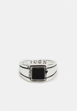 Best reviews of 🤩 Icon Brand FOLIUM COMPOSITE SIGNET - Ring - Silver-coloured ❤️