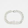 Outlet ❤️ Icon Brand AMPLIFIED CUT OUT ID BRACELET - Bracelet - Silver-coloured 😉 -Icon Brand 56b9c2ff437e427a9c46a9a90c4184a5