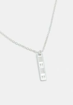 Deals 😀 Icon Brand CUT OUT BAR PENDANT NECKLACE - Necklace - Silver-coloured 🔥 -Icon Brand 5d1cb862d2df4648bfa1d2e907e18008