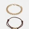 Hot Sale 🎁 Icon Brand REUNION CORD AND CHAIN COMBO 2 PACK - Bracelet - Brown ⭐