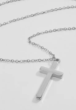 Cheap 🔥 Icon Brand CROSS TOWN NECKLACE - Necklace - Silver-coloured 🤩 -Icon Brand 67d3306e1faf447b8bbaf59b792fa043