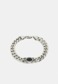 Discount 🤩 Icon Brand CARAZON OVAL BRACELET - Bracelet - Silver-coloured 🧨