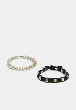 Coupon 🔔 Icon Brand MILITARY PRECISION COMBO 2 PACK - Bracelet - Black 👍