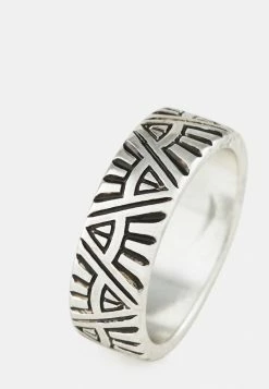 New 😉 Icon Brand DECO NUANCE ENGRAVED BAND - Ring - Silver-coloured ⌛ -Icon Brand 7013992b7c50488db1ad0e79d17f90fb