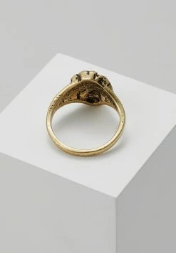 Budget 🎁 Icon Brand LION HEAD SIGNET - Ring - Gold-coloured ✔️ -Icon Brand 746ca87eda0249dcb65e8dbc9c2dcb82