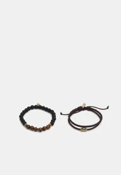 Wholesale 🧨 Icon Brand BRACELET COMBO 2 PACK - Bracelet - Brown ✨
