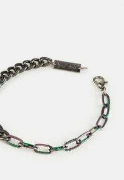 Discount ✨ Icon Brand MIXED UP CHAIN BRACELET - Bracelet - Gunmetal ⭐ -Icon Brand 7cda45c964c845efbf0cc4da8e11ae75