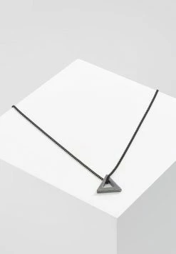 Brand new ⌛ Icon Brand POINT NECKLACE - Necklace - Black 😉