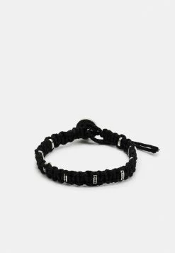 Buy 🎉 Icon Brand CHEETAH BRAIDED BRACELET - Bracelet - Black 😀