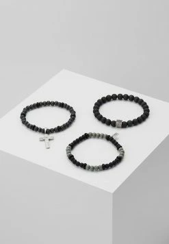 Budget ⌛ Icon Brand PARTHIAN BRACELET 3 PACK - Bracelet - Silver-coloured 🔥