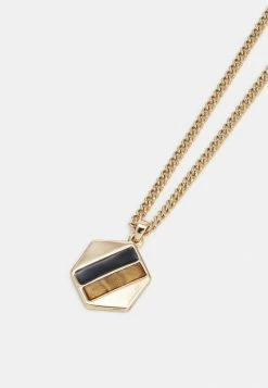 Deals 👏 Icon Brand TIGERS EYE HEXAGON NECKLACE - Necklace - Gold-coloured 🎁 -Icon Brand 82a472d7110641d8a708cdb5d8daf4ce