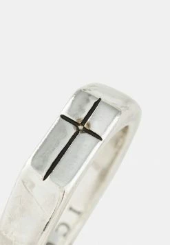 Discount 🔥 Icon Brand RECTANGLE CROSS - Ring - Silver-coloured 🎁 -Icon Brand 87533992c34d417c889b38d217255fc6