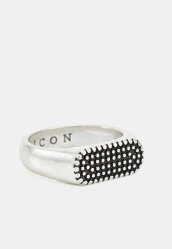 Best Sale 🧨 Icon Brand TALISMAN EMBOSSED SIGNET - Ring - Silver-coloured ⌛ -Icon Brand 8d0b02eba05a4a2eaf0dc018ea1c2b93