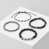 Wholesale 🥰 Icon Brand TRY HARD COMBO 4 PACK - Bracelet - Black 🤩 -Icon Brand 8e399d22740b4d148b683a98a9ad9180