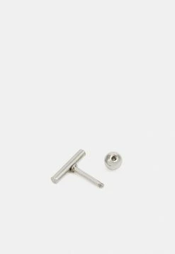 Cheapest ❤️ Icon Brand BAR STUD EARRINGS - Earrings - Silver-coloured 🧨 -Icon Brand 9054bda9d8bd4e18a9c2a2088dd2b56c